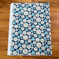 Waverly Sun n' Shade Outdoor Fabric Scallop Shells Sand Dollars 73" x 56"