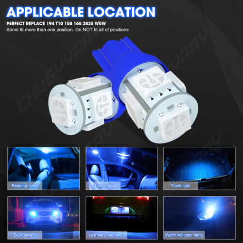 Dash Cluster Gauge AQUA BLUE LED LIGHTS KIT Fit 87-91 Ford F150 F250 F350 Bronco - Picture 6 of 12