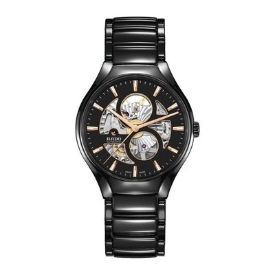 Rado True Round Men's Open Heart High-Tech Ceramic Automatic Watch R27107172