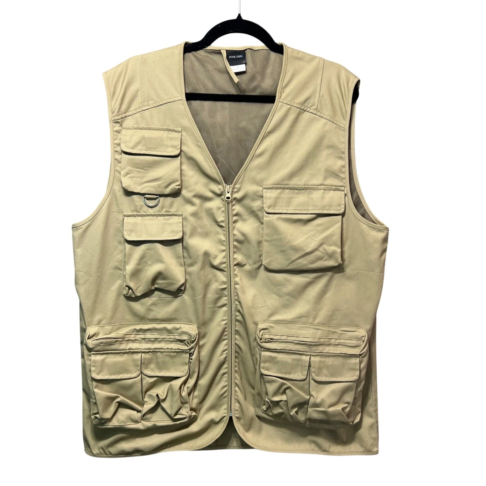 Stone Creek Khaki Fishing Safari Vest Mens M Multi Pocket Outdoor Utility Travel
Opens in a new wind