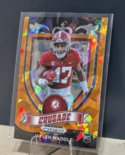 2021 Panini Prizm Draft Picks - Crusade Jaylen Waddle #169 Gold Ice Prizm (RC)