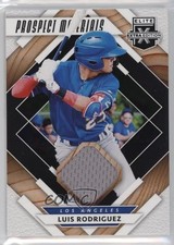 2020 Panini Elite Extra Edition Prospect Materials Black Luis Rodriguez 0q3
