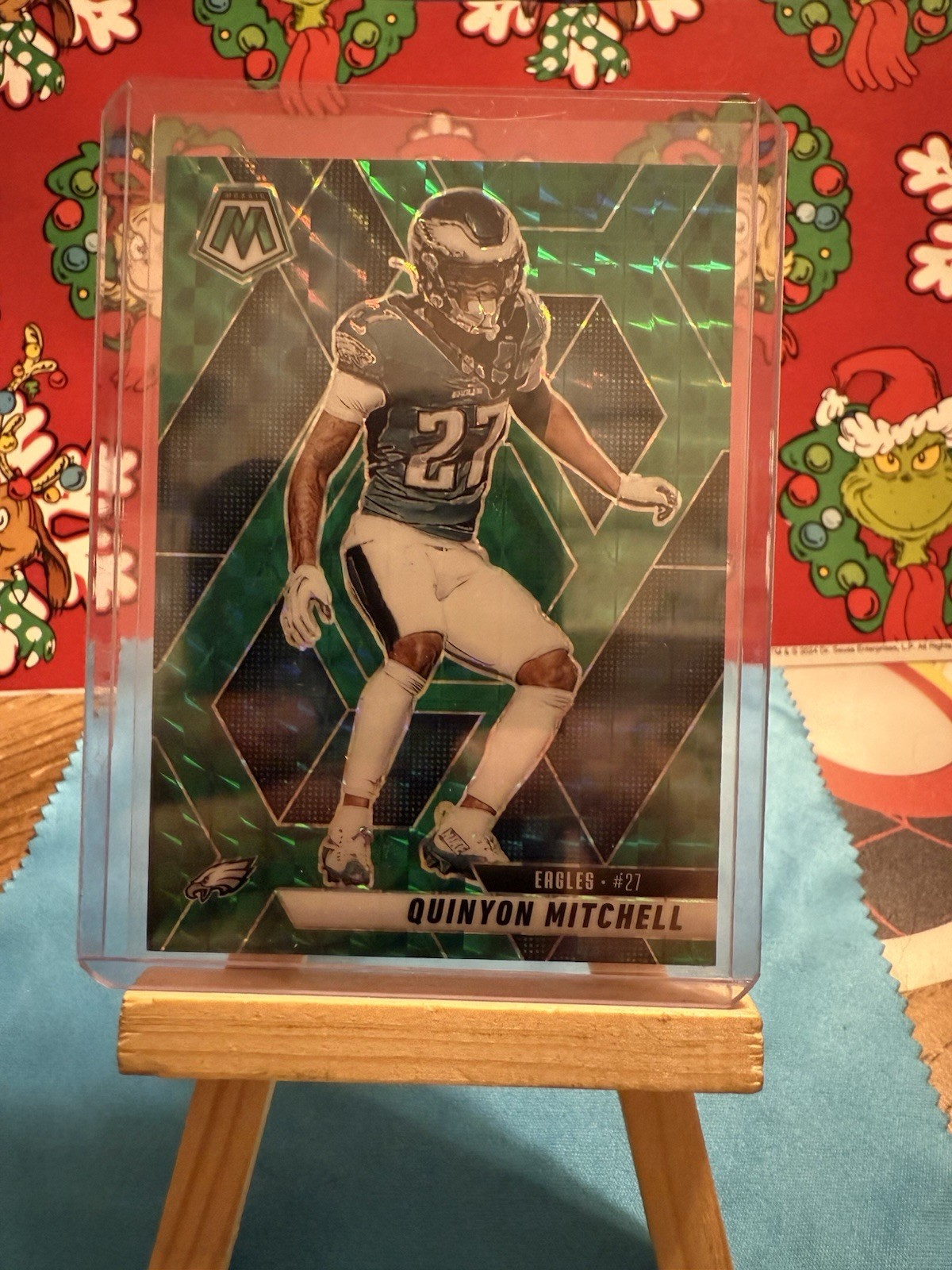 Quinyon Mitchell 2025 Mosaic Football Green Mosaic #72