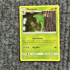 Pokemon TCG Sole Luna Metapod 2/149 carta non comune quasi nuova