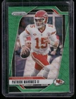 2024 Panini Prizm Patrick Mahomes Green Wave #138