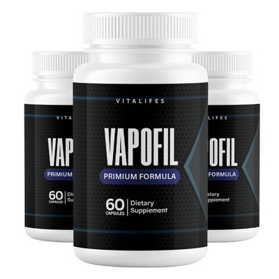(3 Pack) Vapofil Advanced Male Pills Vapo Fil Formula Supplement 60 Capsules