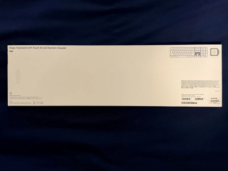 Apple Magic Keyboard –MXK83LL/A – Space Grey – Touch ID & Numeric Keys – USB-C - Image 3 of 4