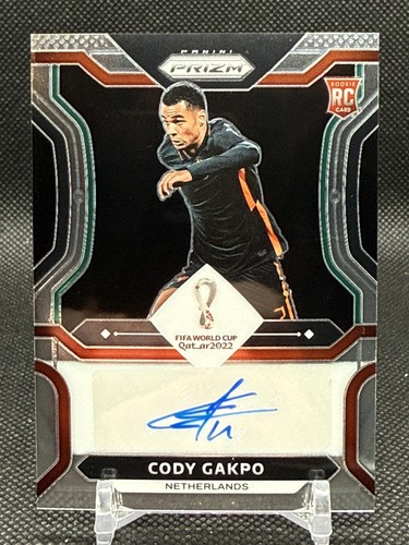 Cody Gakpo [Gold] #S-CGK 2022 Panini Prizm World Cup Signatures card