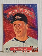 1992 Leaf Baseball Cal Ripken Jr. Gallery Of Stars Card #GS-11