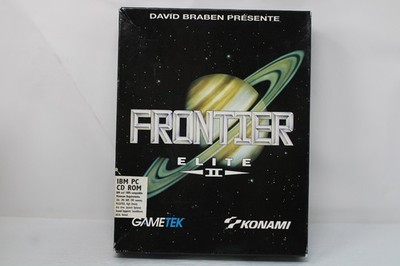 FRONTIER ELITE II, box, PC CD-ROM, Gametek/Konami, 1993, untested French Version