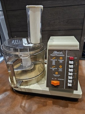 Vintage Sears Kenmore 7 Speed Counter Craft Food Processor Complete!