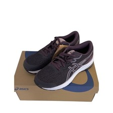 Asics Big Kids Trail Running Shoes Deep Plum Barely Rose Purple Size 4.5 New Box