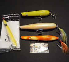 CUSTOM SALTWATER SURF PENCIL PLUGS- PBAU/SALTY DEGENERATE/BLACK LABEL/LEX LURES