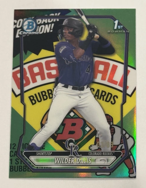 2026 Bowman Wilder Dalis RC / 1st Packfractor SSP Case Hit BCP-150 Rockies