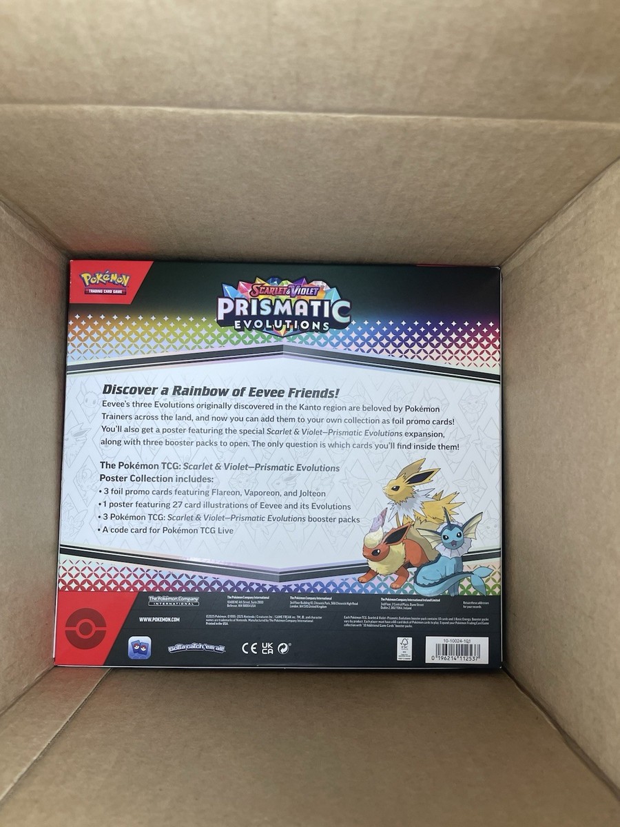 Pokemon TCG: Scarlet & Violet Prismatic Evolutions Poster Collection | eBay