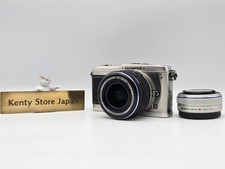  N.MINT / 2k shots OLYMPUS PEN E-P1 Silver  2Lenses 14-42/17mm From Japan