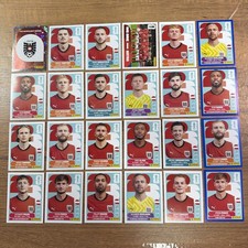2026 Panini FIFA World Cup Austria Stickers Complete Set US Edition + 4 Blue Par