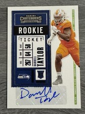 2020 Panini Contenders DARRELL TAYLOR Auto RC Rookie Ticket #274 {PATRIOTS}