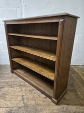 Antique Oak Bookcases with adjustable Shelves 