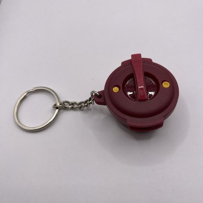 Vtg Mini Tupperware Red Keychain Microwave Pressure Cooker  Opens for Storage