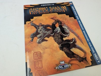 Coriolis Burning Shaolin D20 System Feng Shui Crossover 2001 Softcover RPG