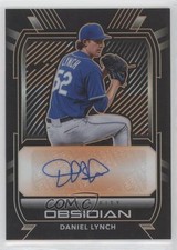 2021 Panini Chronicles Obsidian Electric Etch Orange 8/75 Daniel Lynch Auto xb2