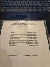 CD Lot  2 - Lot of 5 Live Opera Recordings - Rare MET Recordings, New York -