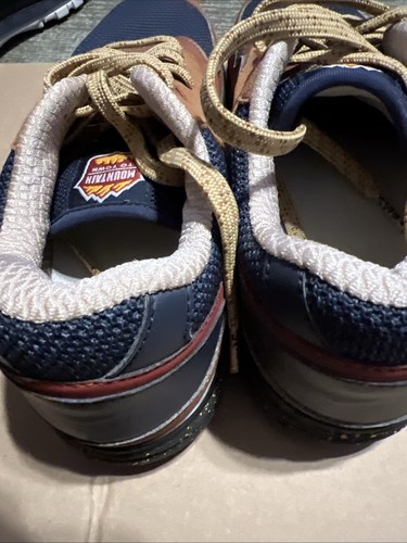Lems Trailhead Blue Brown Sequoia Leather Hiking Shoes Women’s Size 11B - Picture 11 of 15