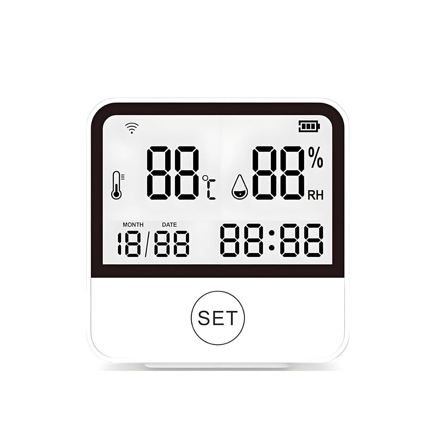 Termometro WiFi Professionale LCD - Igrometro Wireless Tuya Smart Life