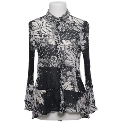 Didi Pretty Different, Bluse, Größe: M, Schwarz/Weiß, Viskose, Blumen #dDg