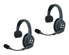 Eartec UltraLITE 2 Person Wireless Headset System w/2 Single Headsets EAR-UL2S 