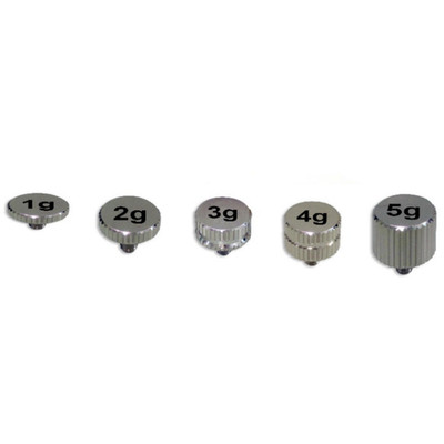 5 Headshell Tonabnehmer Gewichte 1~5g für Pioneer, Soundlab, Reloop, DJ Plattenspieler