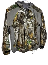 ScentBlocker Shield Series Jacket Mens Large Camo Hooded RainBlocker S3 Hunting