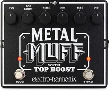 Electro-Harmonix Metal Muff with Top Boost Distortion Pedal