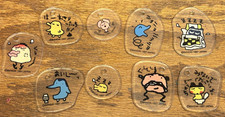 Tamagotchi Keyrings Gashapon Lot of 9 Bandai 1997 no rings 