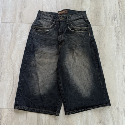 Noiz Jeans Y2K Super Baggy Southpole Style Denim Jean Shorts Men s 34