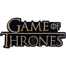 GAME OF THRONES - TV SHOW LOGO - EMBROIDERED PATCH - BRAND NEW - 6058