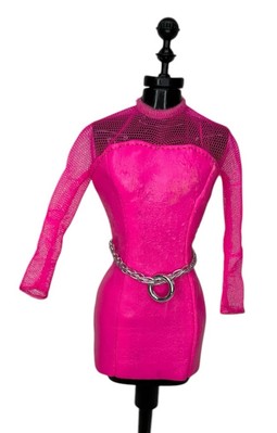 Earring Magic Barbie Pink Leather Barbie Dress Margot Robbie Press Tour  Looks Inspired By Actual Barbies