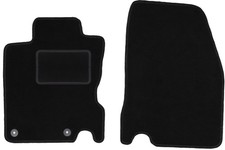 Fußmatten Automatten Vorne Velours Schwarz für Nissan Qashqai II J11 2013-