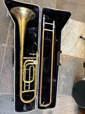 Bach Mercedez Trigger Trombone with hard case and mouthpiece. Made in USA