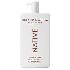Native Body Wash Coconut  Vanilla 18oz Sulfate Free for Women  Men Vegan NEW