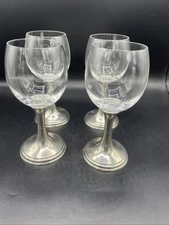 Set Of 4 Arte Italica Wine Glasses Rustic, Old world Charm Made In Italy