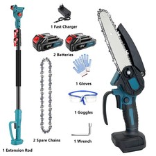 Electric Pole Chainsaw 200mm,Cordless chainsaw for Makita 18V LXT Lithium-Ion