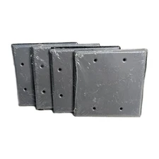 4 NEW Bell Outdoor 5175-0  Two-Gang Blank Wet Location Outlet Box Cover 