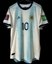 Lionel Messi 19/20 Argentina Adidas Home Football Soccer Player Version Jersey