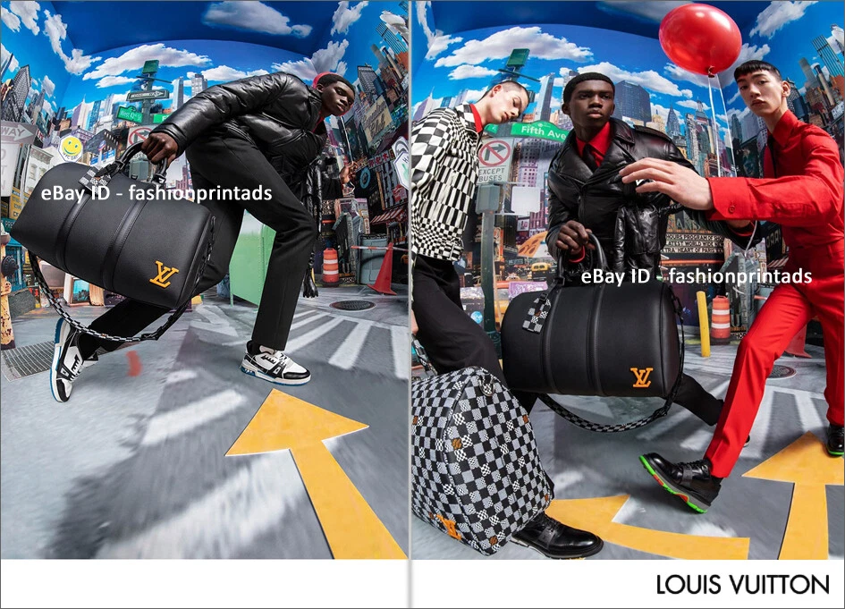 LOUIS VUITTON Men 2-Page Magazine PRINT AD Spring 2021 VIRGIL