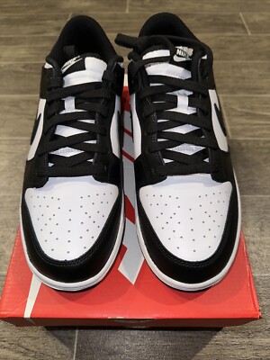 Nike Dunk Low Retro Panda Black White Sneakers DD1391-100 Men's