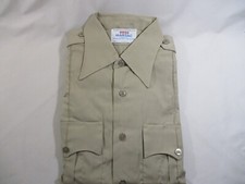 Vtg. NOS 9950 MARDAC Kellogg Plant Protection Uniform Poplin Shirt 15.5