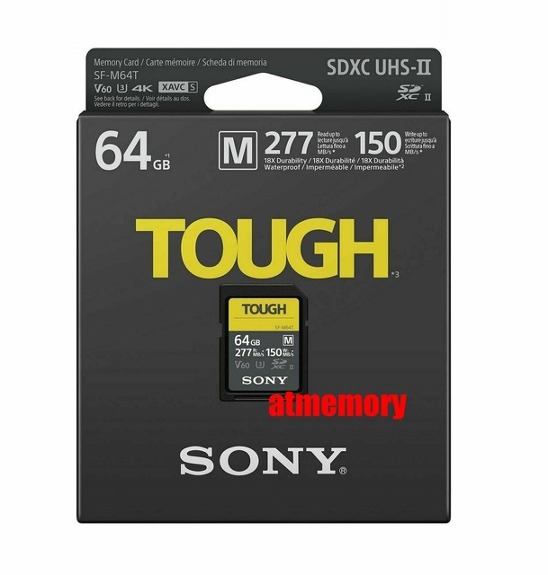 Sony TOUGH 64GB SF-M UHS-II SDXC V60
