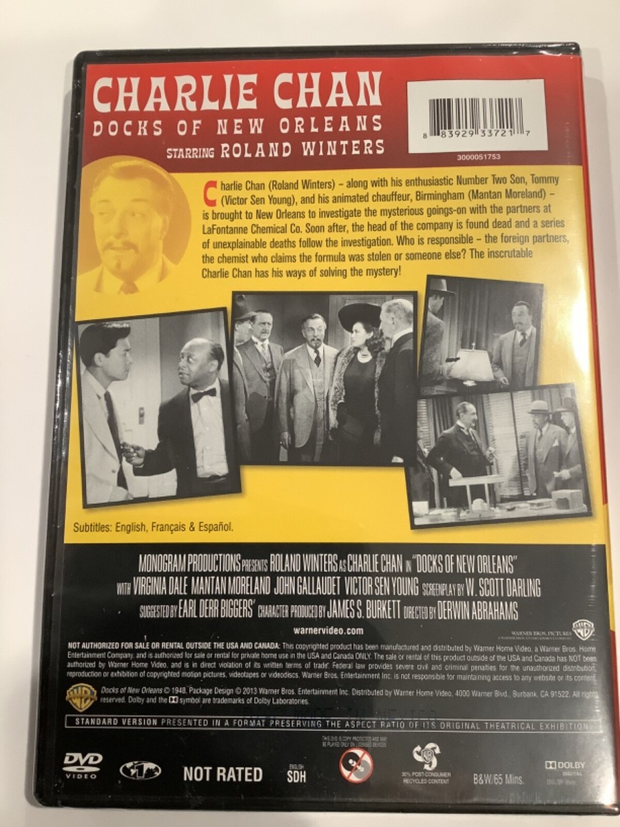 Charlie Chan In Docks of New Orleans (DVD, 1948) Roland Winters